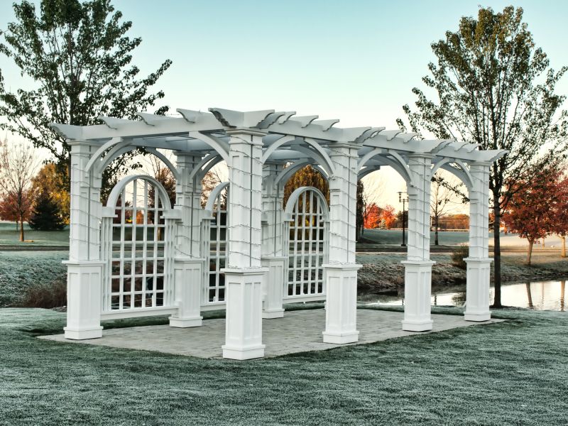 Arched Trellis Assembly